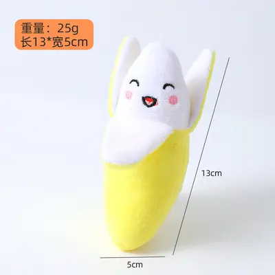 Peluş sesli köpek oyuncağı seti, tavuk budu, donut ve kemik şekilli - 10