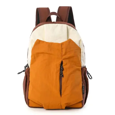 Casual Color-Block Backpack, Lightweight Travel and School Bag, Unisex - 8