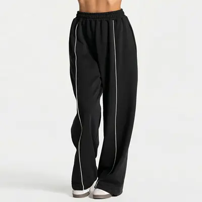 Damen Schnelltrocknende gerade lockere Sporthose - 7