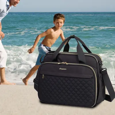 Große multifunktionale Wickeltasche, Windeltasche für Neugeborene