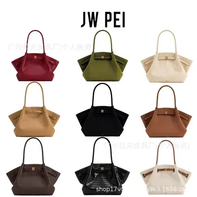 JW PEI Taschentrends Dumplings Bag Neue Kollektion Hana Herbst-Winter Wildleder Pendeltasche Einzelschulter Umhängetasche Handtasche Damenparka - 2