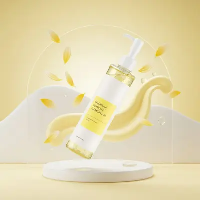 Calendula makeup remover oil, light texture