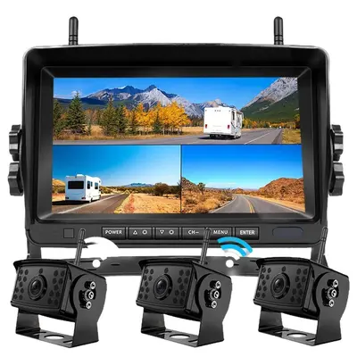 1080P car backup camera DVR wireless system - 5