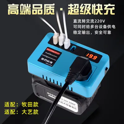 Lithium Battery Inverter 21V to 220V, Smart Converter - 3
