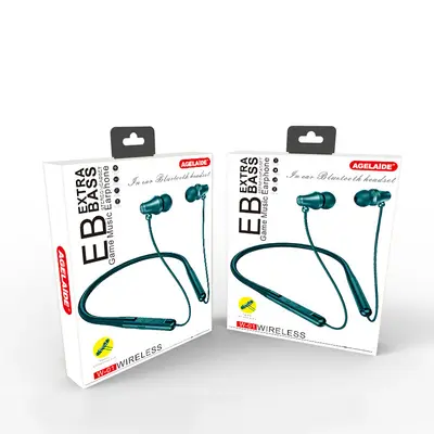 Magnetic neckband Bluetooth earbuds with ultra-long battery life and standby time, in-ear sports stereo gaming headphones - 8