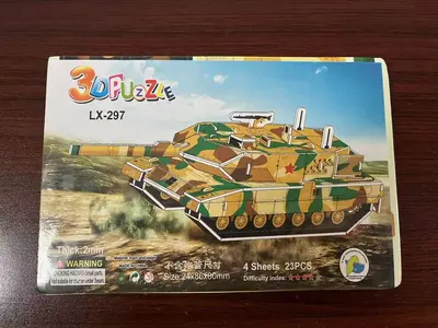3D Puzzle House Model, Children's Educational Interlocking Building Blocks - 8