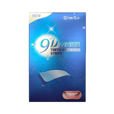 美白牙贴9D牙齿去黄炫亮贴批发一件代发干贴亮白增白净白去渍