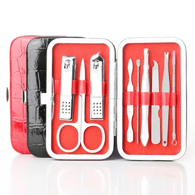 9-teiliges Maniküre-Pediküre- und Augenbrauenschnitt-Set - 2