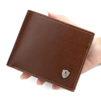 Men's Short Wallet with Zipper Coin Pocket, Premium Look - 6
