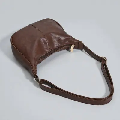 Soft Leather-Look Women's Mini Tote Bag with Adjustable Shoulder Strap - 4