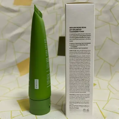 Beplain yeşil fasulye yüz temizleyici, zayıf asidik, 80ml