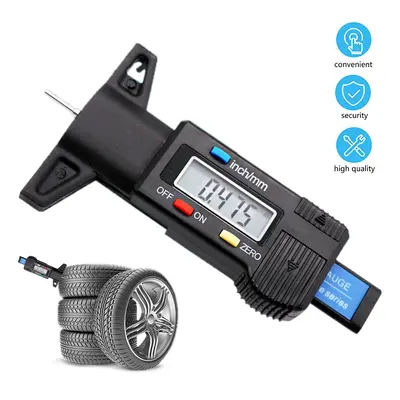 Digitales Reifenprofiltiefenmessgerät, 0-25,4 mm Messbereich