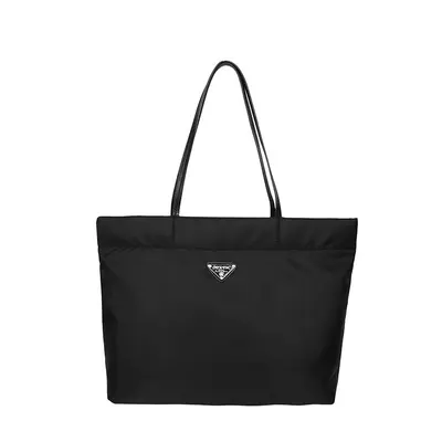 Waterproof Oxford Cloth Large Capacity Tote Bag, Black - 7