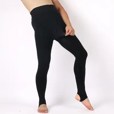 Herren Winter-Strumpfhose mit Fleece-Futter, Großgröße - 7