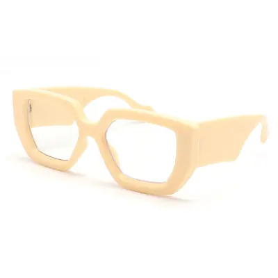 Retro-Brille mit Klarglas, Blaulichtfilter, Damen - 8