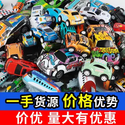 Alloy Mini Tinplate Toy Car with Graffiti Design
