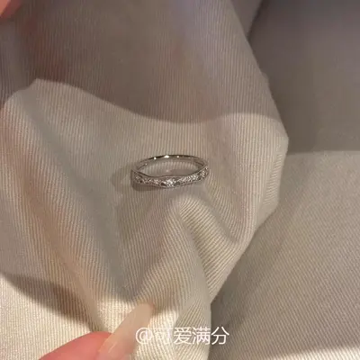 Zirkonia durchbrochener Ring, koreanischer Stil - 3