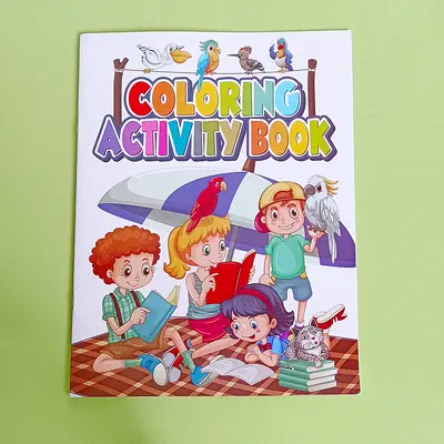Cartoon Colouring Activity Book for Toddlers and Children - 4