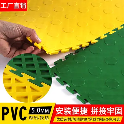 PVC Plastic Floor Mat for Garage, Kitchen, Bathroom and Factory Workshop - 5