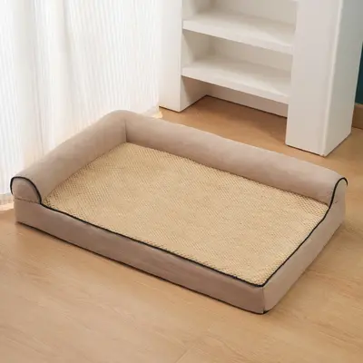 Non-Slip Thick Foam Pet Bed with Removable Washable Cover - 7