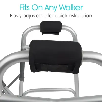 Portable Armrest Pad Cover for Walker and Wheelchair