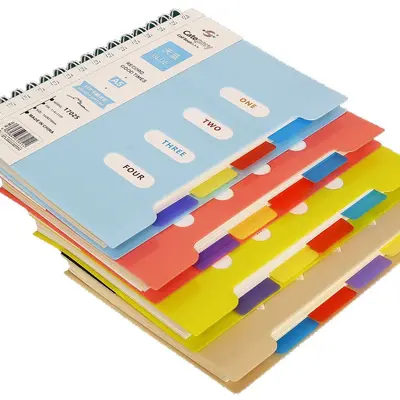 Shenshi B5 Spiral Notebook, 25K Dividers