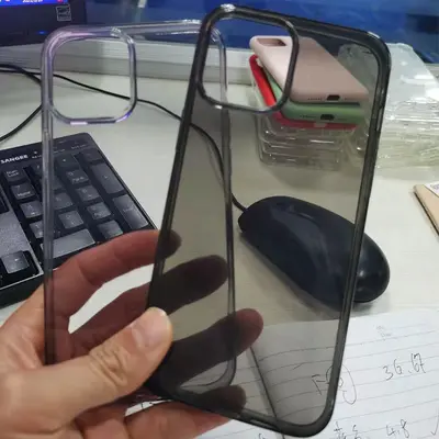 iPhone 16 Pro için uygun, şık şeffaf TPU telefon kılıfı, Apple 16 için sararmaz, yüksek şeffaflıkta, ultra ince ve yumuşak kılıf. - 8