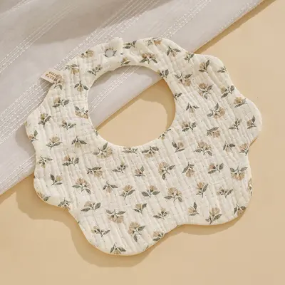 Saliva towel type A baby bib pure cotton gauze soft adjustable wholesale baby supplies child bib - 12