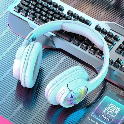 Beliebte LED-Kopfhörer mit Bluetooth von Huaqiangbei, kabellose Spielekonsole Sport E-Sport Gaming-Headset mit langer Akkulaufzeit - 7
