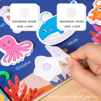 Bebek sessiz kitap, bebek oyuncağı, eğitici - 5