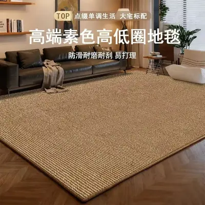Luxury Carpet for Living Room and Bedroom, Large Area, Easy to Clean