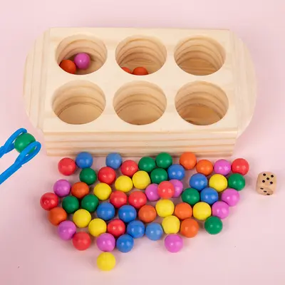 Farberkennungs-Sortierbox mit Perlen-Greifspiel