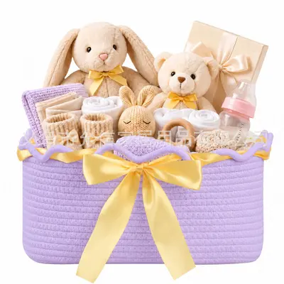 Cotton Rope Woven Storage Basket, Baby and Kids Toy Organizer Basket - 11