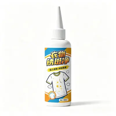 Rust and Yellow Stain Remover for White T-Shirt Fabric