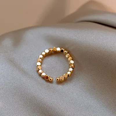 Zircon geometric open ring index finger lightweight luxury - 12