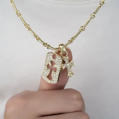 Haç kolye, erkek ve kadın, avrupa tarzı moda - 5