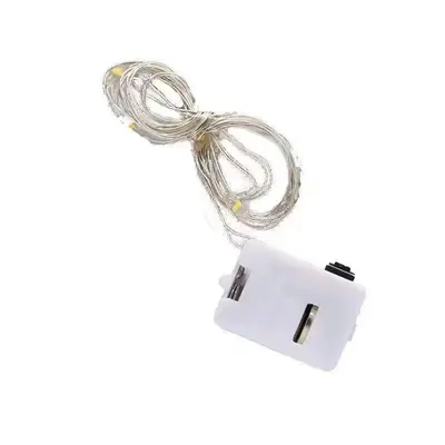 LED bakır tel dize ışıkları buket dekorasyon atmosferi renkli ışık şeritleri sokak tezgahları için küçük dize ışıkları parlayan ışık çizgileri toptan.
