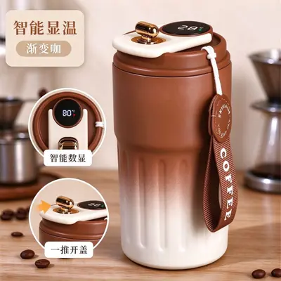 316 Edelstahl Kaffee-Thermobecher, Taschenformat, tragbar - 11