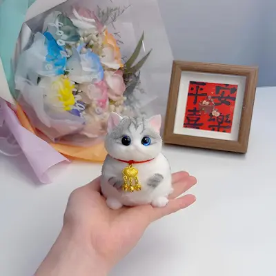 Handmade Kitten Figurine Stress Relief Toy - 13