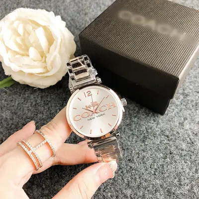 Luxury women's watch alloy case lettered dial - 6