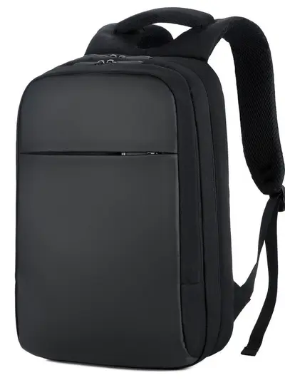 Waterproof Rechargeable Laptop Backpack, Contrast Color, Multifunctional