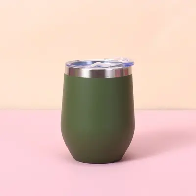 Swig 12oz Egg Shell Vacuum Insulated Cup with Lid, Portable - 8