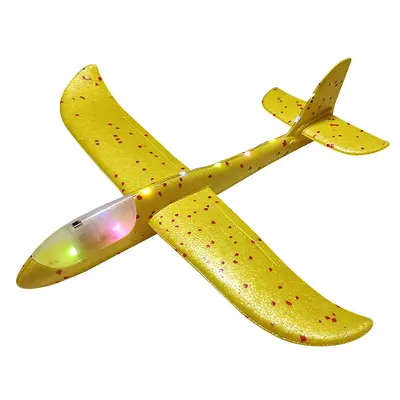 Light-Up Foam Airplane Toy, Hand-Launched Stunt Glider, for Kids - 9