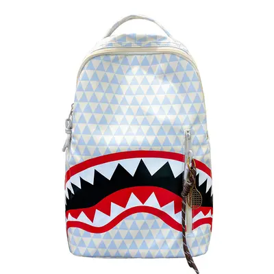 Shark Mouth Backpack Large Capacity Student School Bag Travel Commuter Backpack - 8