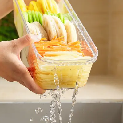 Household Vegetable Slicer Kitchen Multifunctional Vegetable Potato Shredder with Non-Slip Handle and Hand Guard Grater