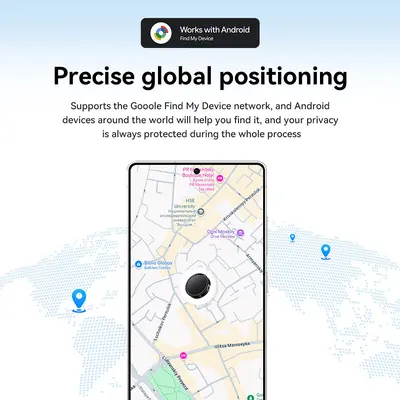 Dual System iOS Android Key Tracker GPS Locator