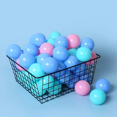 Thickened Plastic Ball Pit Balls for Kids Playground, Colorful, Bite-Resistant - 8