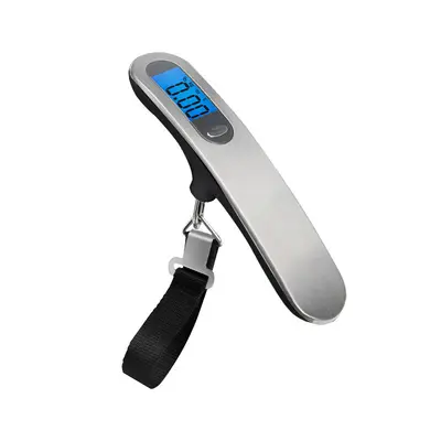 Hochpräzisions-Handschuhe-Waage 50 kg Kofferwaage Kofferwaage tragbare Mini-Digitalwaage Hakenhaken-Angelwaage Express-Gramm-Waage - 8