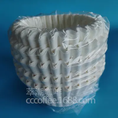 21g Hand-Drip Coffee Filter Paper, Bowl-Shaped Wave Pattern, Folding