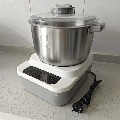 Automatische Teigknetmaschine, 9L Fassungsvermögen, Edelstahl - 7